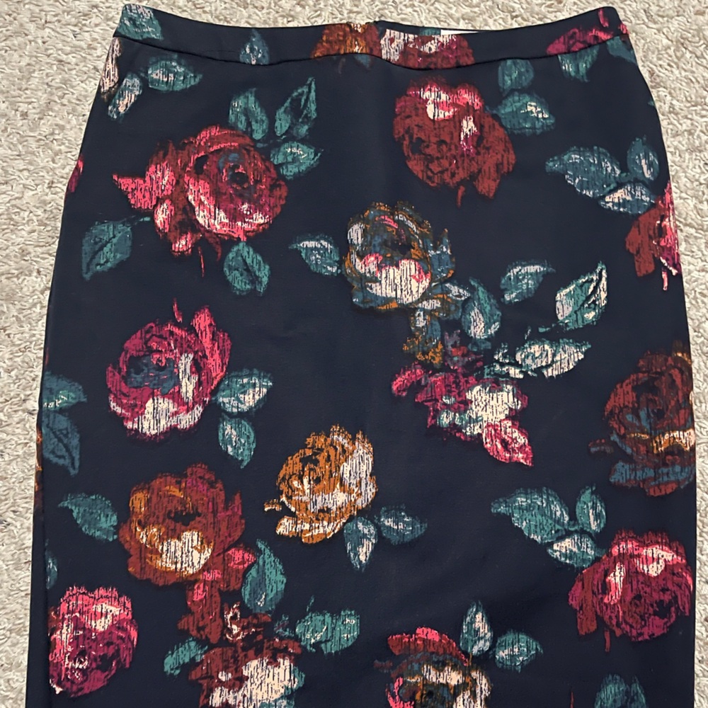 Merona Floral Patterned Skirt EUC